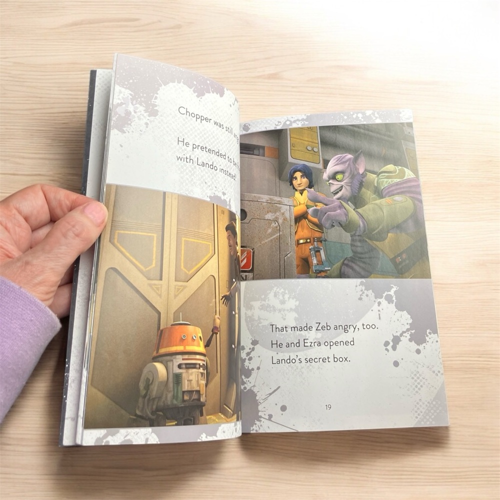 NEW Set of 2 World of Reading Level 1 Books Star Wars Rebels Disney Sabine - Picture 6 of 10